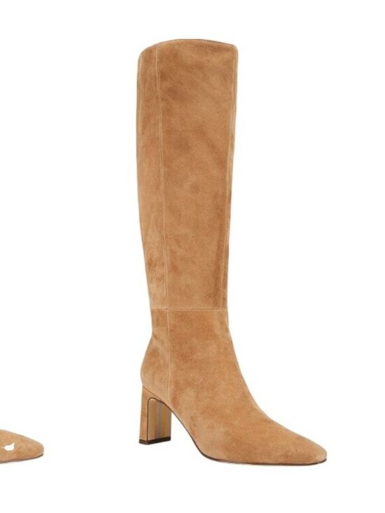 Sam Edelman Shoes - NEW Sam Edelman Sylvia Knee High Boots Suede Minimalist Contemporary Womens 8